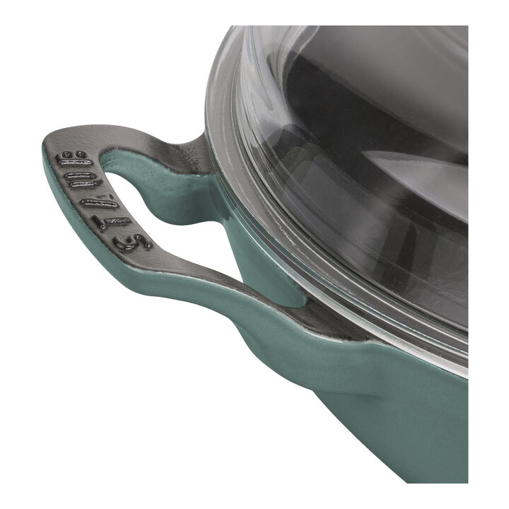 Cast Iron, 3.5 qt, Braiser, Eucalyptus, large 3