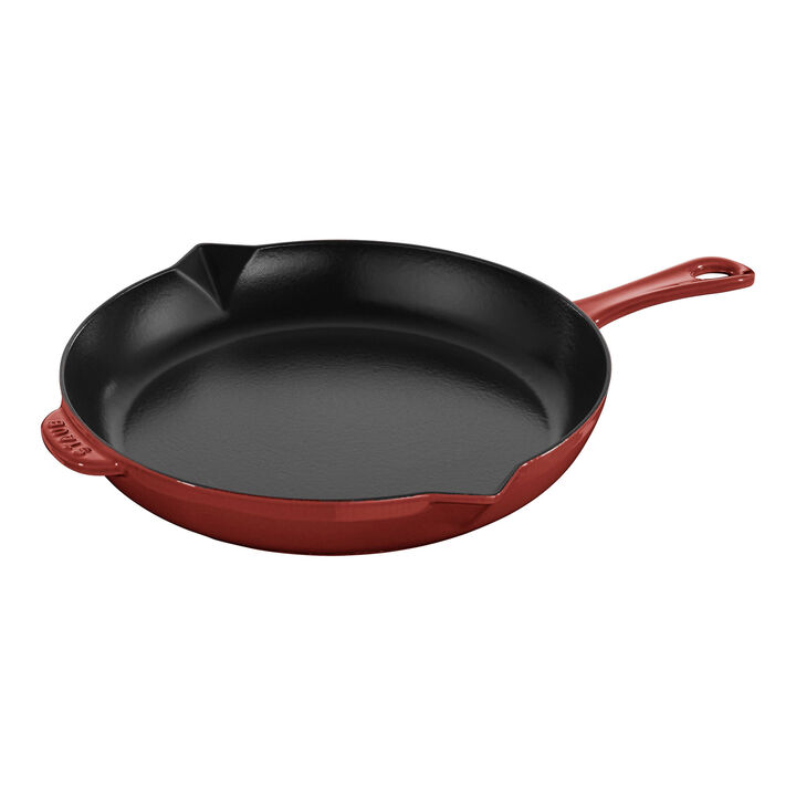 Pans, 30 cm / 12 inch cast iron Frying pan, cherry, large 1