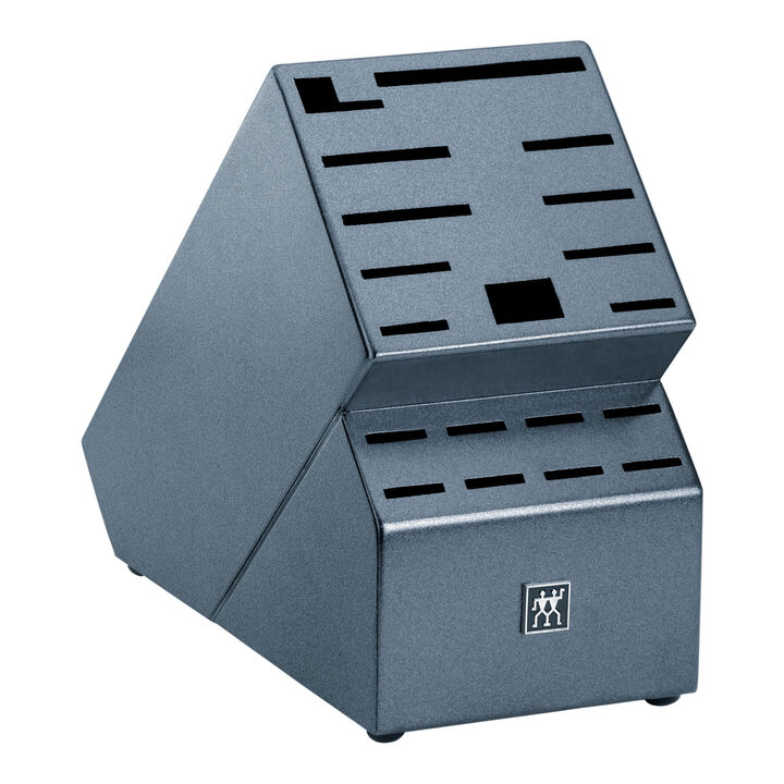 Knife block empty, grey, large 1