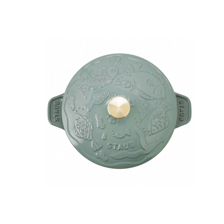 Specialities, ホットプレート オーシャン ラウンド 20 cm, 鋳鉄, large 2