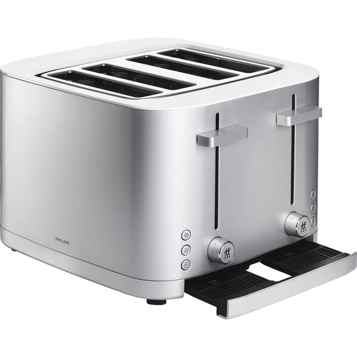 Enfinigy, 4 SHORT SLOTS TOASTER- SILVER - OPEN BOX, large 2