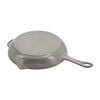 Pans, 26 cm Cast iron Frying pan with pouring spout graphite-grey, small 3