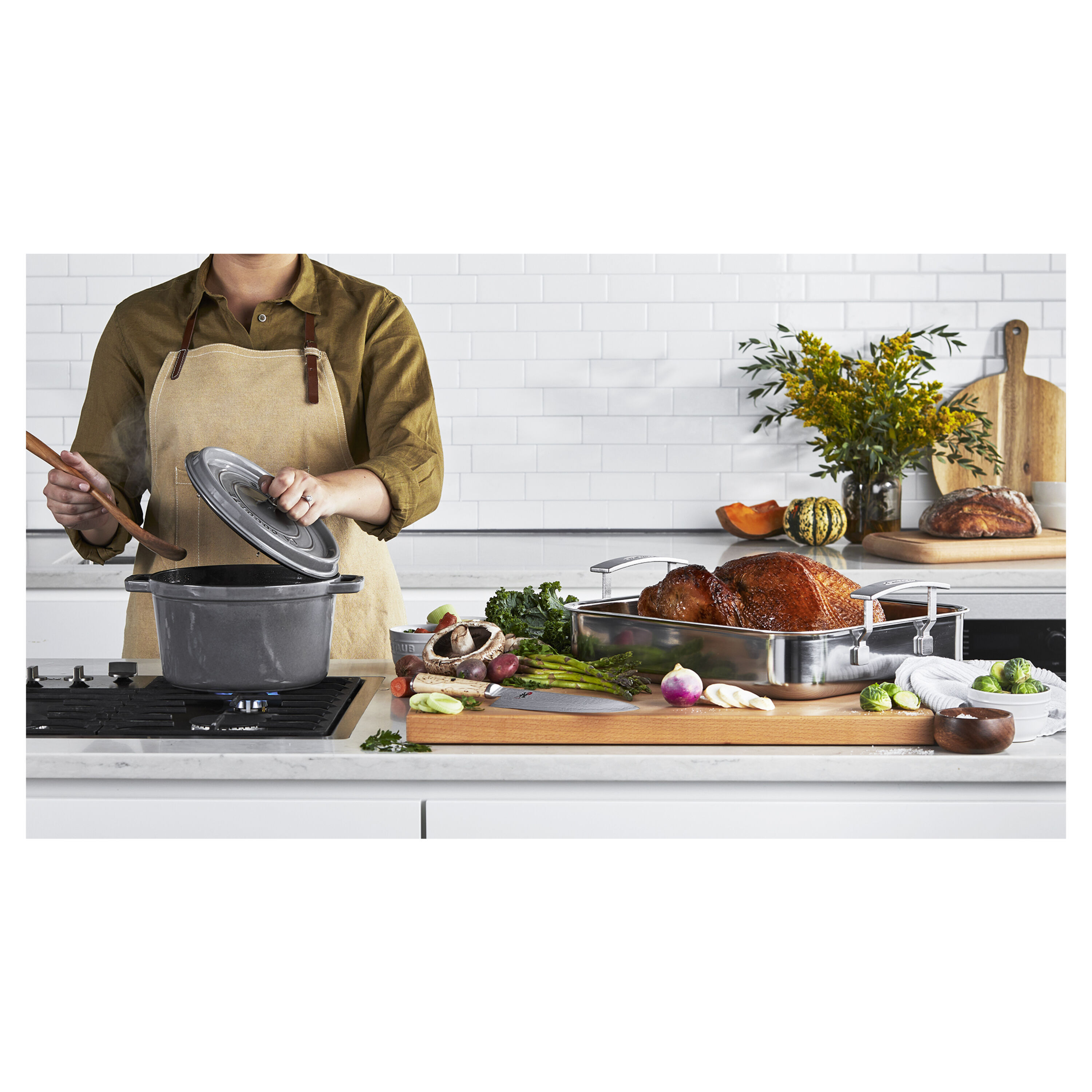 ZWILLING Snijplank 60 cm x 40 cm, Beuk - - ZWILLING