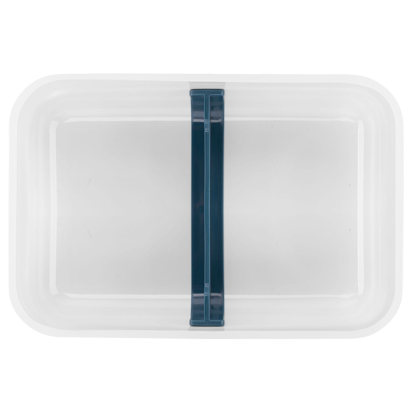 Boîte à tartines sous-vide L plate, Matière synthétique, semi transparent-Blue La-Mer,,large 4