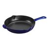 26 cm / 10 inch cast iron Frying pan, dark-blue,,large