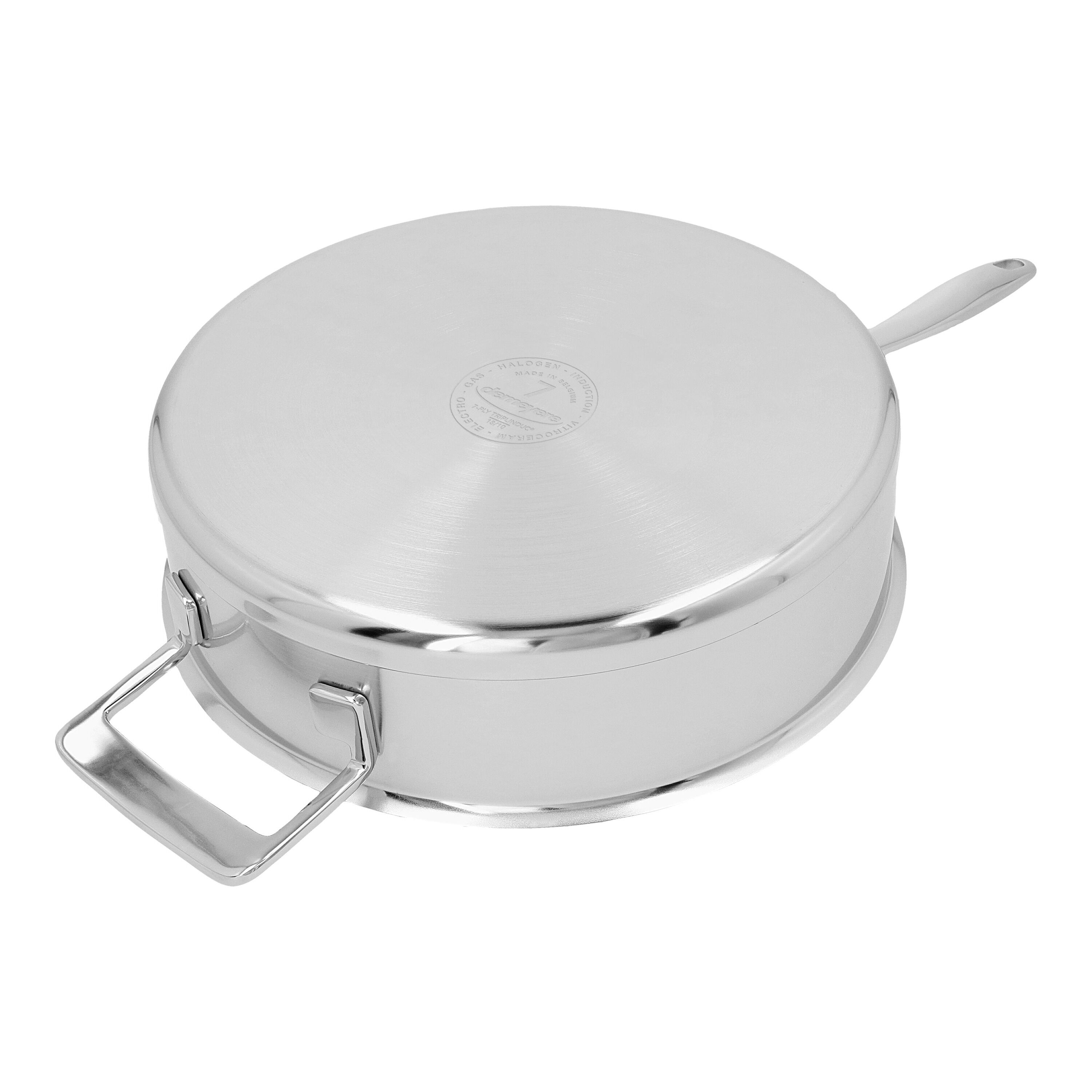 Demeyere Silver 7 Sauteerpan met dubbelwandig deksel 28 cm / 4,75 l - Silver 7 - Demeyere