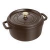 La Cocotte, Gryta 28 cm / 6,75 l, Rund, Choklad, Gjutj&auml;rn, small 1