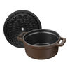 La Cocotte, Mini Cocotte 10 cm, Rond(e), Chocolat, Fonte, small 5
