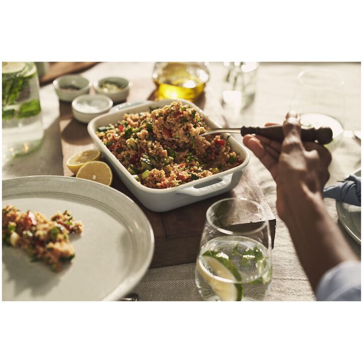 Ceramique, レクタンギュラーディッシュセット マカロンブルー 2-個, large 4