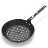 BBQ+, Perforated Carbon Steel Fry Pan with Removeable Handle, small 3