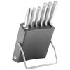 Set di coltelli con ceppo - 7-pz., grigio,,large