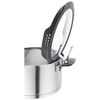 16 cm Stainless steel Stock pot silver-black,,large