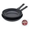 Madura Plus, Frying pan set, 2-pc, Non-stick, Titanium-reinforced ceramic non-stick coating, small 1