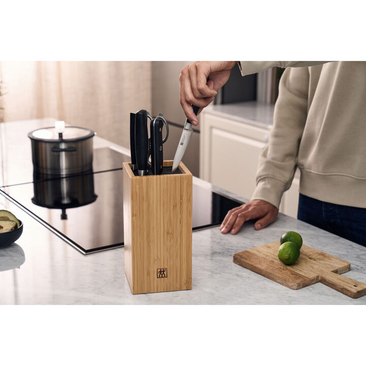 Messerblock, leer, 7, Braun, large 4