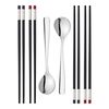 Chopsticks, 10-pcs matt/polished Chopstick set, small 1