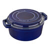 Cast Iron, 6.5 qt, Braise + Grill Deep, Dark Blue - Visual Imperfections, small 1