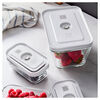 Fresh & Save, 3-pc, Vacuum Box Set, Glass, Grey, small 6