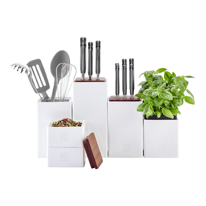 Ceramic Storage, 1.5 qt, Ceramic, Large Box With Knife Lid  , large 4