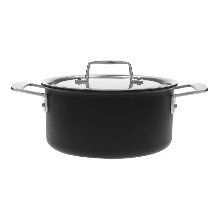 Black 5, 20 cm 18/10 Stainless Steel Stew pot silver-black, large 1