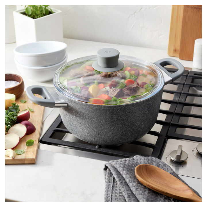Parma Plus,  aluminum Stew pot with lid, large 4