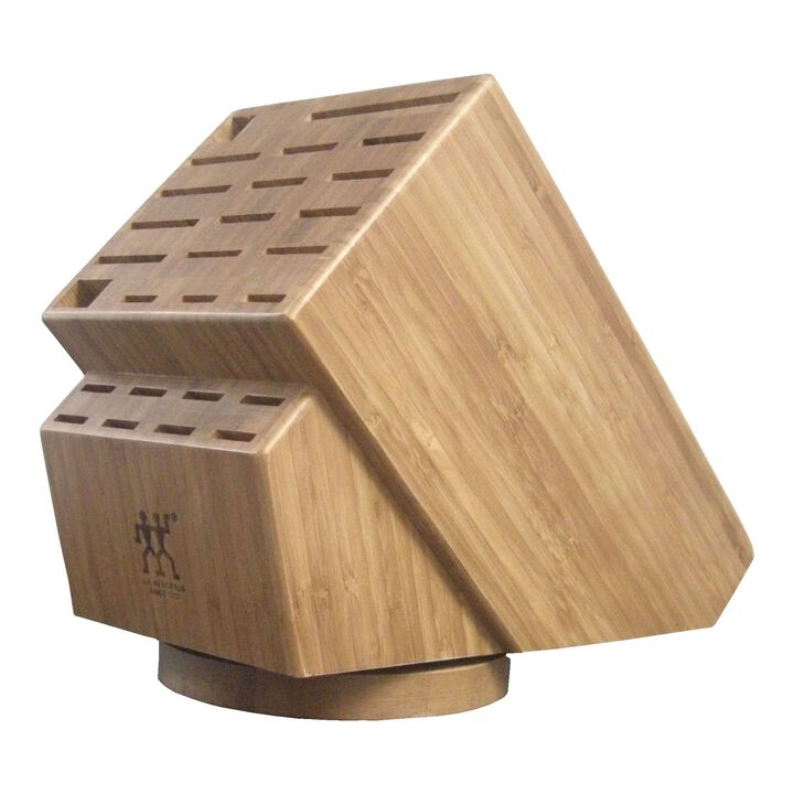 Storage, Bamboo, Swivel Knife Block Empty, large 1