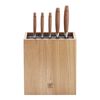 Four Star, 6-pc, Knife block set, brown, small 1