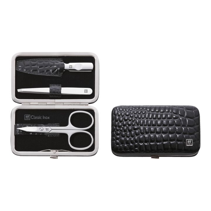 CLASSIC, 3-pc, Black Matte, Leather, Frame Case, large 1