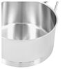 2.2 l 18/10 Stainless Steel round Sauce pan with lid, silver,,large