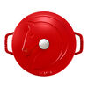 La Cocotte, 3.6 l cast iron round French oven horse, cherry - Visual Imperfections, small 1