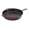 Pans, 28 cm / 11 inch cast iron Frying pan traditional, grenadine-red - Visual Imperfections, small 1