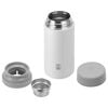 Thermo flask, 420 ml | stainless steel | white-grey,,large