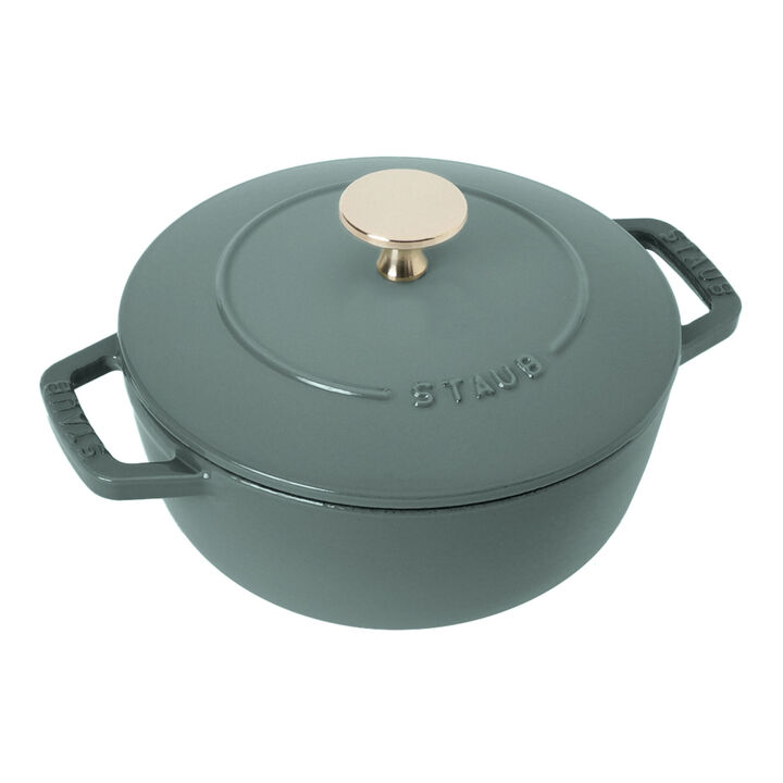 鋳物ホーロー鍋, Wa-NABE・フレンチオーブン 16 cm, 鋳鉄, large 1