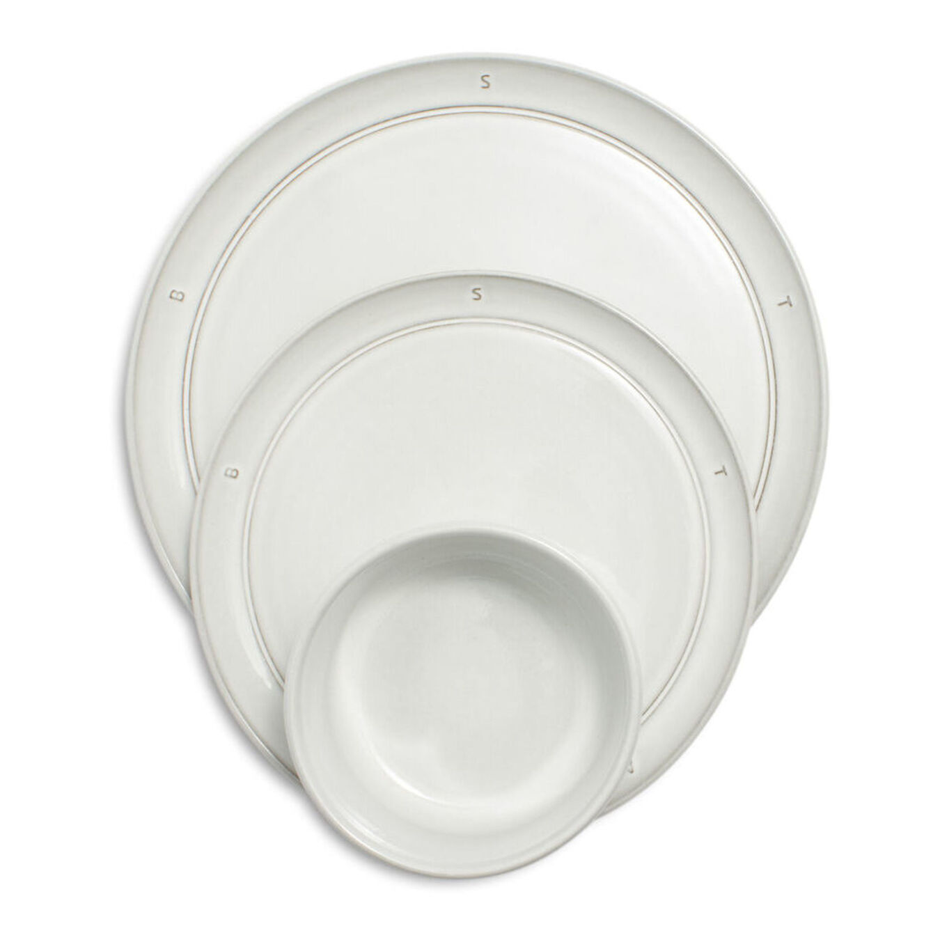 Serving set, 12 Piece | Off-White | ceramic,,large 1