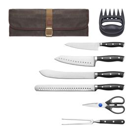 Henckels Forged Accent, 9-pc Knife roll set german stainless steel