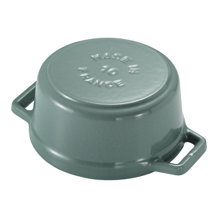 鋳物ホーロー鍋, ピコ・ココット 10 cm, ラウンド, ユーカリ, 鋳鉄, large 3