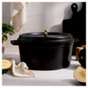 La Cocotte, Cocotte 30 cm, Rond(e), Noir mat, Fonte, small 2