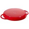 26 cm cast iron round Pure Grill, cherry,,large