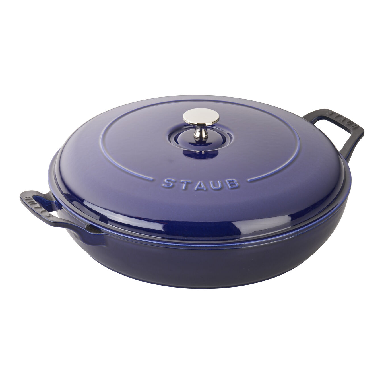 Staub Cast iron 3.5 l Cast iron round Saute pan, darkblue Official