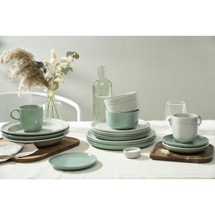 Dinnerware, 4-pc, Condiment dish set, white truffle, large 4