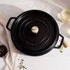 La Cocotte, 26 cm round Cast iron Cocotte black, small 5