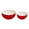 Ceramic - Bowls & Ramekins, 2-pc, Large Mixing Bowl Set, Cherry, small 1