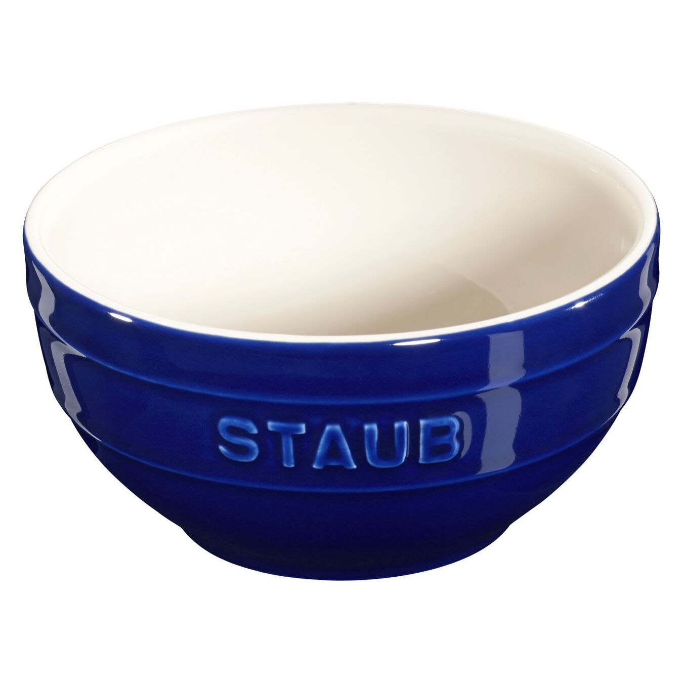 14 cm round Ceramic Bowl dark-blue,,large 2