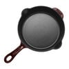 Cast Iron - Fry Pans/ Skillets, 8.5-inch, Traditional Deep Skillet, Grenadine, small 3