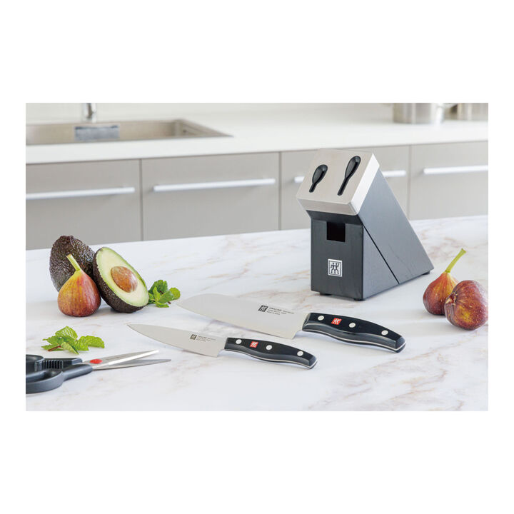 TWIN Pollux, 4-個, ナイフブロックセット, ブラック, large 1