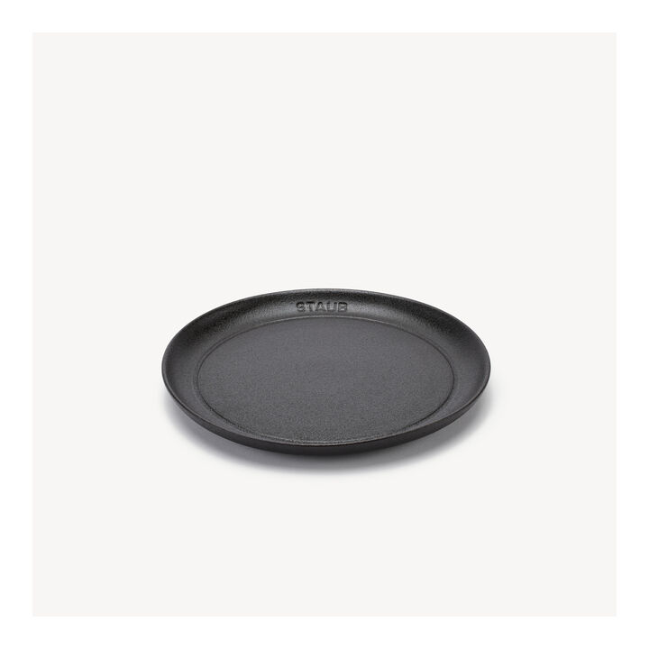 Dining Line, プレート フラット 20 cm, セラミック, ブラック, large 2