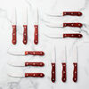 12-pc, Fine Edge Steak Knife Set With Dark Pakka Wood Handle, small 2