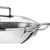 Plus, 32 cm 18/10 Stainless Steel Wok, small 12