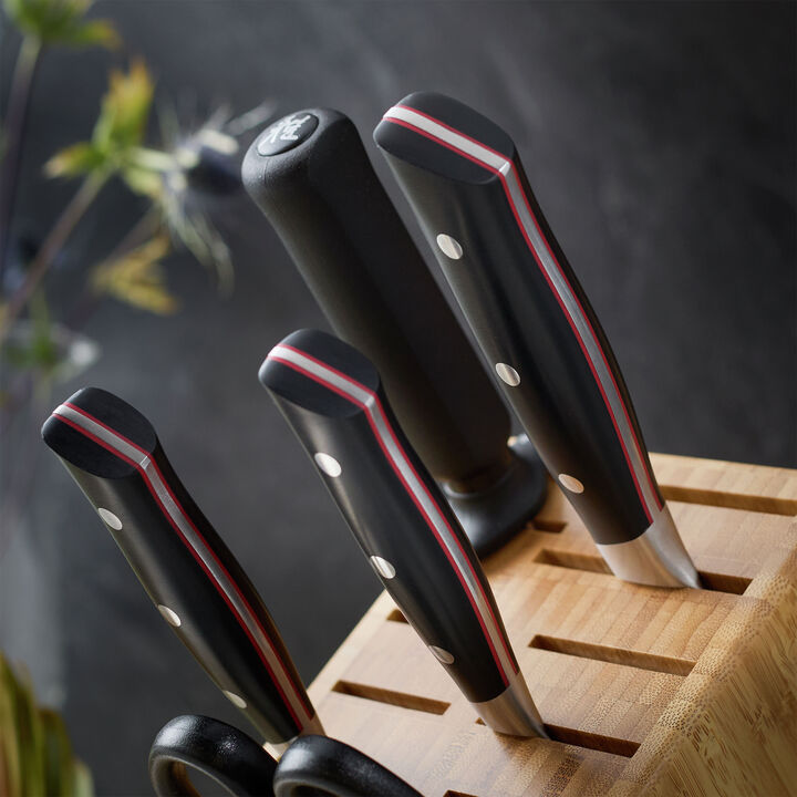 Evolution, 7-pc, Knife block set, natural, large 3