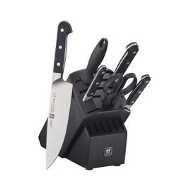 ZWILLING Pro, 7-pc, Knife block set, black matte