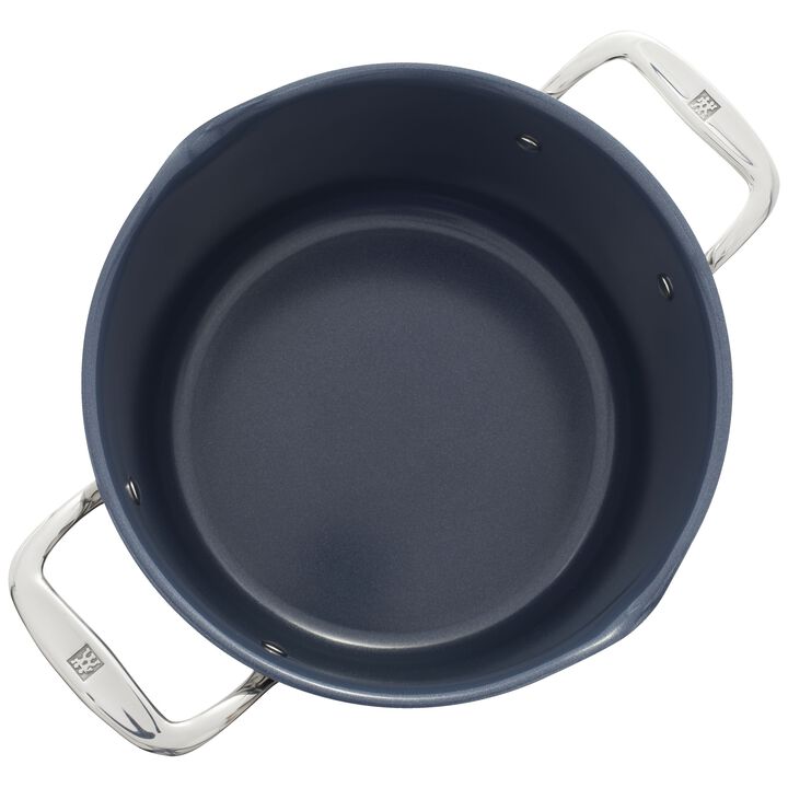 Clad CFX, 8 qt, Ceramic Coating, Non-stick, Stainless Steel Stock Pot, large 2